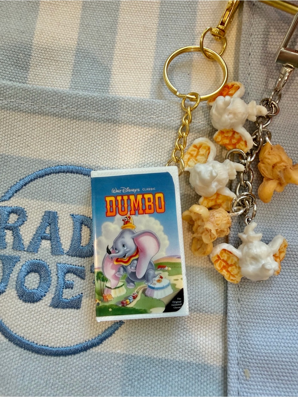 Mini VHS Disney bag charm